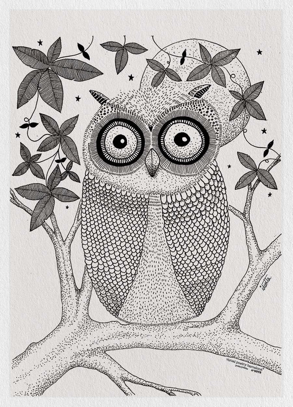 Fine art Print "Owl spirit"