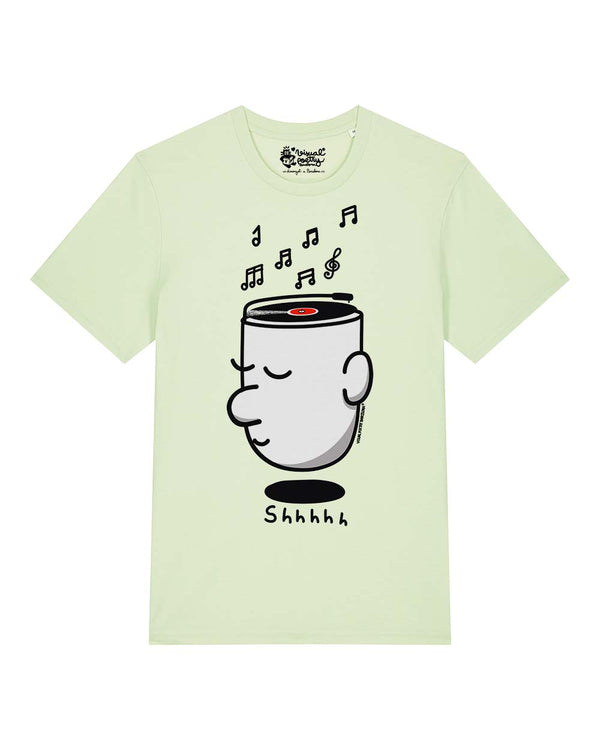 Camiseta Unisex algodón orgánico. "Shhhh"