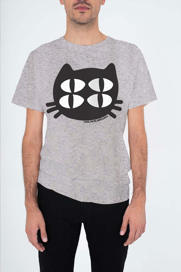 Camiseta hombre. "Gato cuántico"