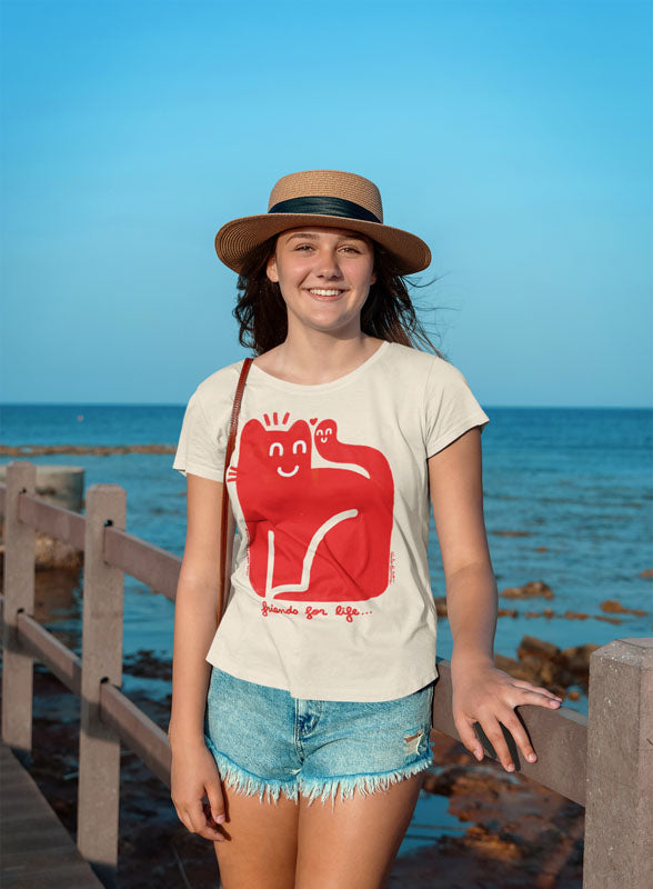 Algodón Orgánico Ropa Algodon Mujer Online Camiseta Original De