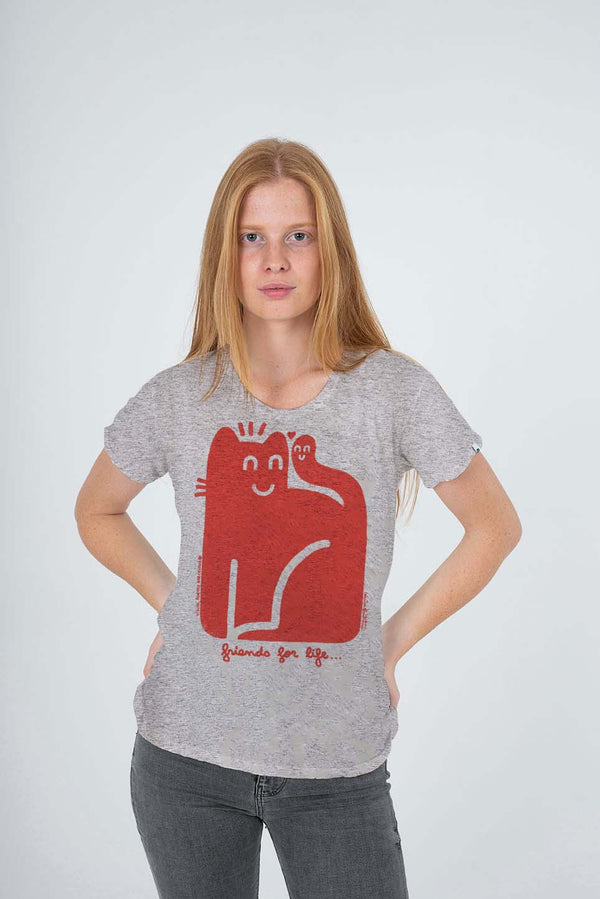 Camiseta mujer. “Friends for life”